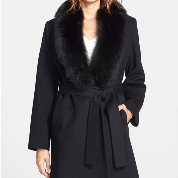 fleurette wrap coat